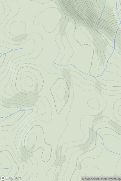 Thumbnail image for Foel Uchaf [Aberystwyth to Welshpool] [SN768925] showing contour plot for surrounding peak